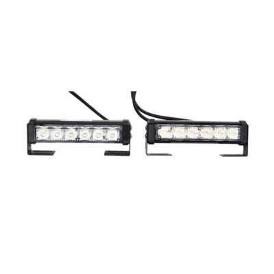 LED Grill Light for Ambulance, Fire Truck and Emergency Vehicle, Pair of 2 Yellow Color Lights 14cm